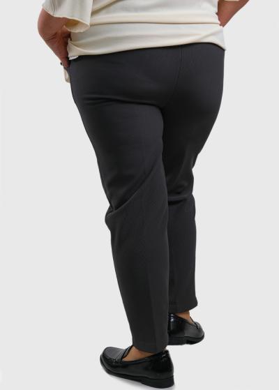 Jamelia Lielo izmēru tumši pelēkas bikses ar siltinājumu - back