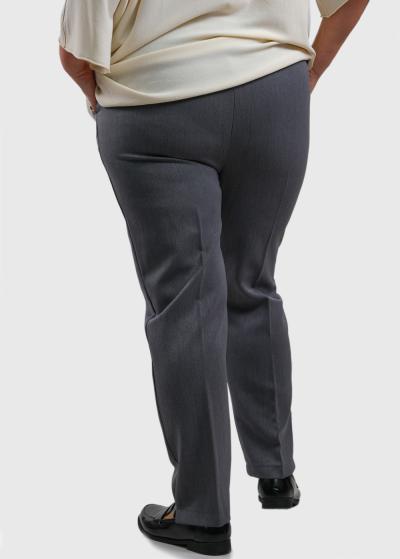 Julieta Lielo izmēru pelēkas sieviešu bikses - back