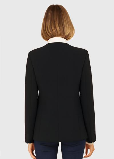 Madi melna sieviešu žakete - back