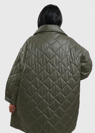 Jester Lielo izmēru haki brīva piegriezuma jaka - back