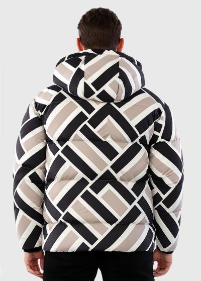 Vīriešu jaka jaka ar kapuci - back