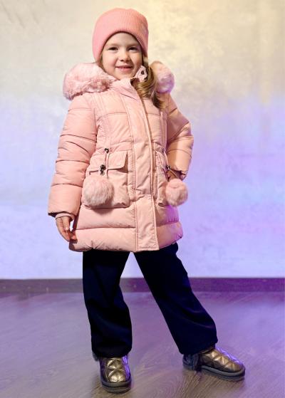 Elizabeth rozā jaka ar kargo tipa kabatām - back