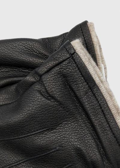 Essam melni vīriešu cimdi - back