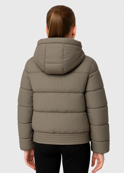 Emmi tumši bēša īsa jaka  - back