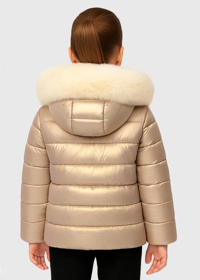 Esmina bēša īsa jaka - back