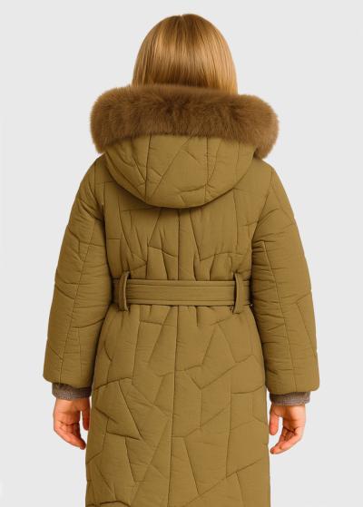 Edina bēša pagarināta jaka  - back