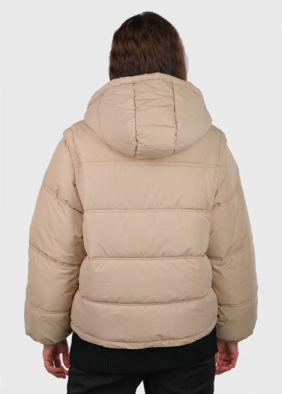 Erina bēša īsa jaka - back