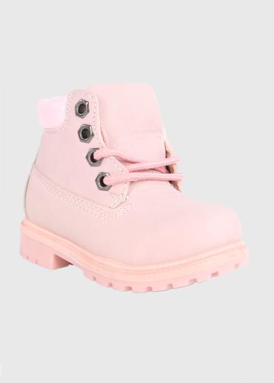 Diana rozā zābaki ar rāvējslēdzēju sānā - back