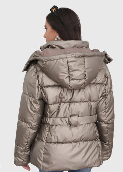 Dove īsa jaka ar jostu  - back