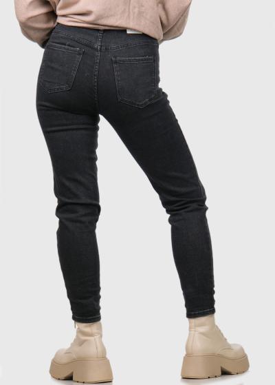 Deo Mom Fit melni sieviešu džinsi - back