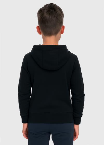 Danny melna jaka ar kapuci - back