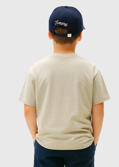 Aiken bēšs t-krekls ar rakstu - back