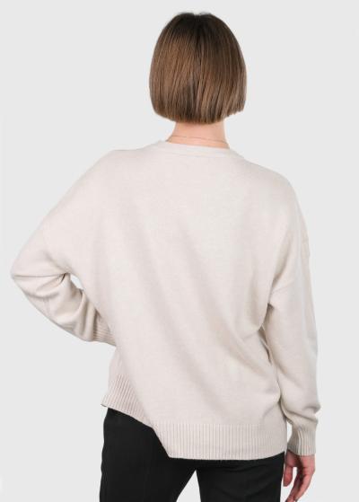 Adalyn bēšs silts džemperis  - back