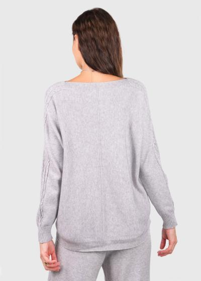 Caroline pelēks silts kostīms - back