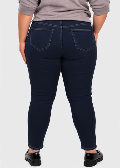 Dahlia Lielo izmēru tumši zili džinsi - back