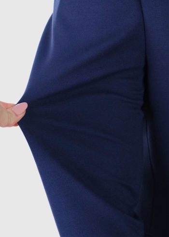 Abramo tumši zila vīriešu žakete - back