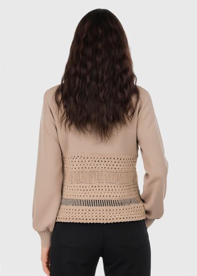 Elizabeth bēšs džemperis - back