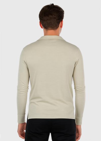 Aristo bēšs vīriešu džemperis - back