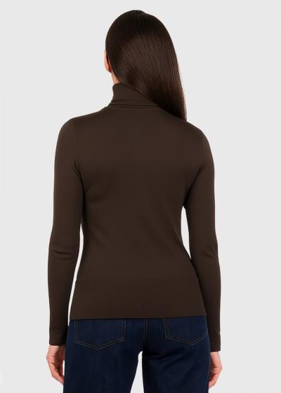 Perla brūna sieviešu bītlene - back