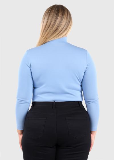 Eulalia gaiši zila sieviešu bītlene - back