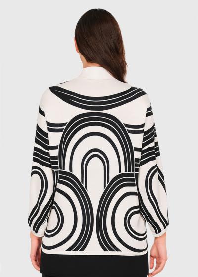 Annie bēšs džemperis ar rakstu  - back