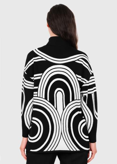 Annie sieviešu džemperis ar rakstu  - back