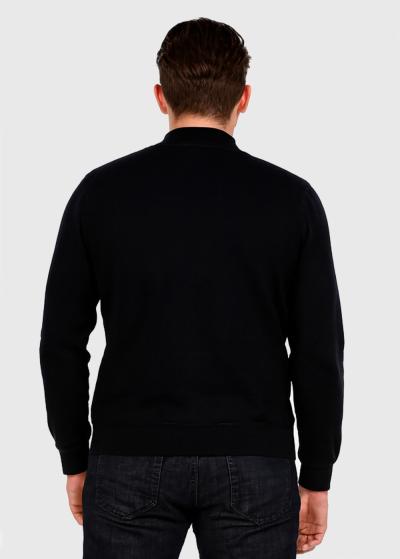 Melns vīriešu džemperis  - back