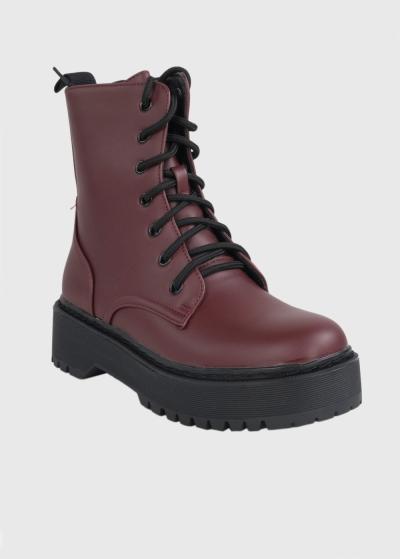 Lessie bordo zābaki ar rāvējslēdzēju sānā - back