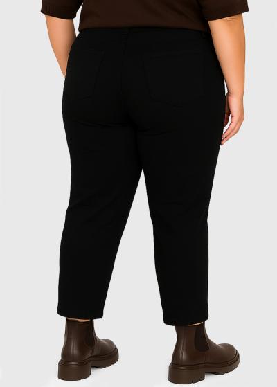 Danielle Lielo izmēru melnas sieviešu bikses - back