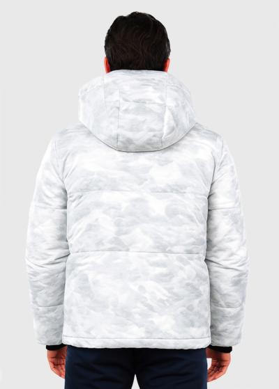 Ale balta vīriešu jaka - back