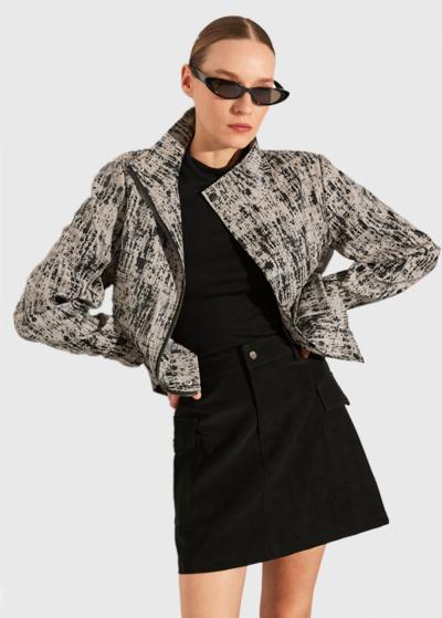 Zoey sieviešu žakete ar rāvējslēdzēju - back