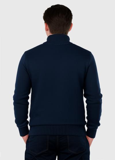 Archy tumši zila jaka ar rāvējslēdzēju - back