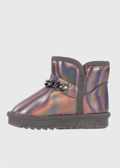 Daria sudraba zābaki ar ķēdīti - back