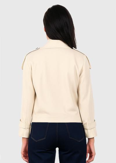 Vanessa bēša saīsināta žakete - back