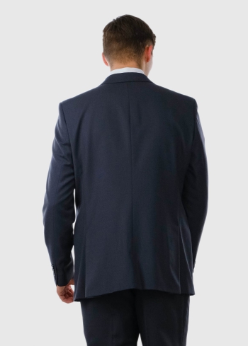 Marziale tumši pelēks pieguļošs uzvalks ar vilnu - back