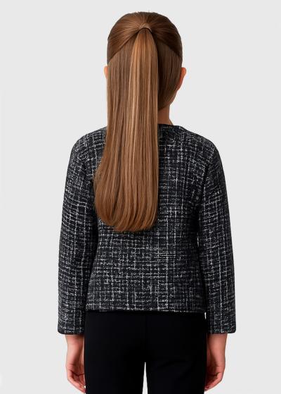 Taylor melna žakete ar pogām - back