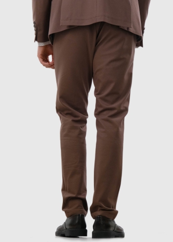 Aurelio brūnas vīriešu bikses - back