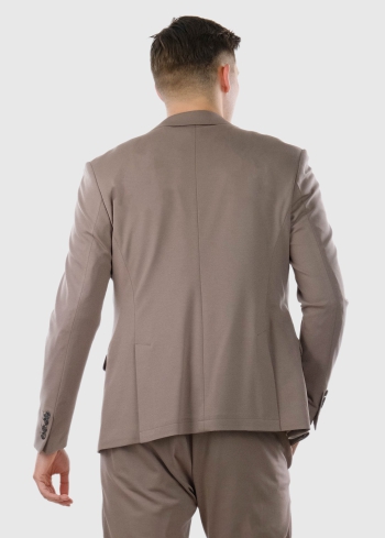 Abbondio tumši bēša vīriešu žakete - back