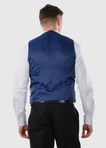 Lionello tumši zila vīriešu klasisks veste - back