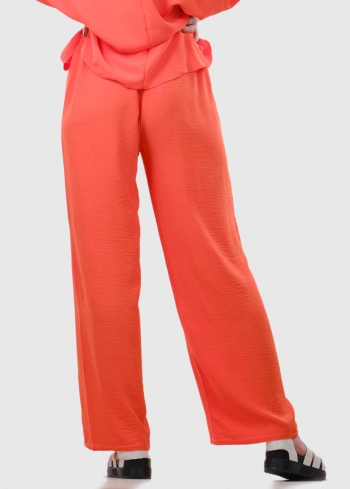 Sonia oranžas bikses oversize stilā - back