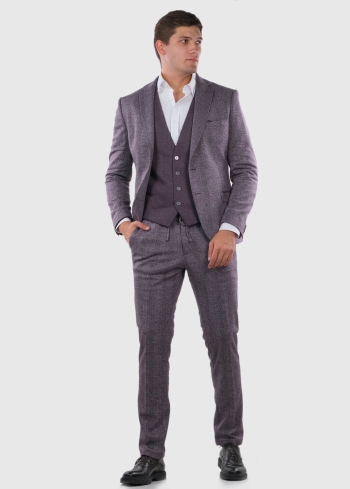 Norberto Slim Fit bordo vīriešu bikses - back