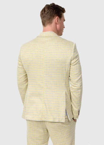 Mosè dzeltena vīriešu žakete - back