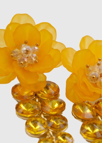 Regina dzelteni sieviešu auskari - back