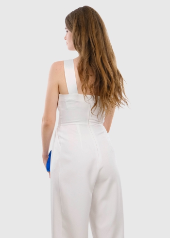 Viviana balts kombinezons - back