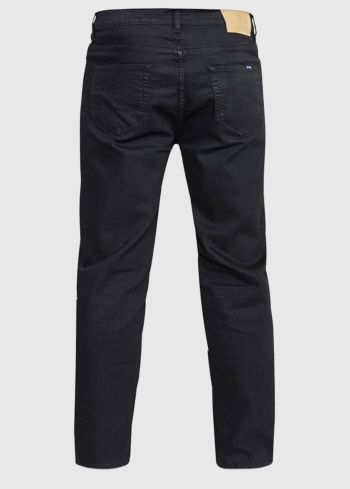 Mariano Lielo izmēru melni vīriešu džinsi - back