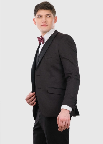 Cristiano melna vīriešu žakete - back