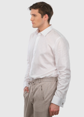 Antonio Slim Fit balts krekls - back