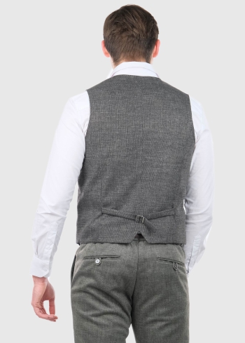 Marco tumši zaļa vīriešu klasiska veste - back