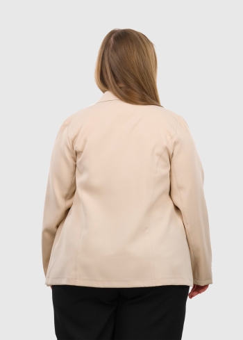 Fioralba Lielo izmēru bēša žakete - back