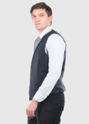 Marciano melna vīriešu klasiska veste - back